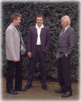 Von links: Guido, Ricky und Karl Heinz Freiberg